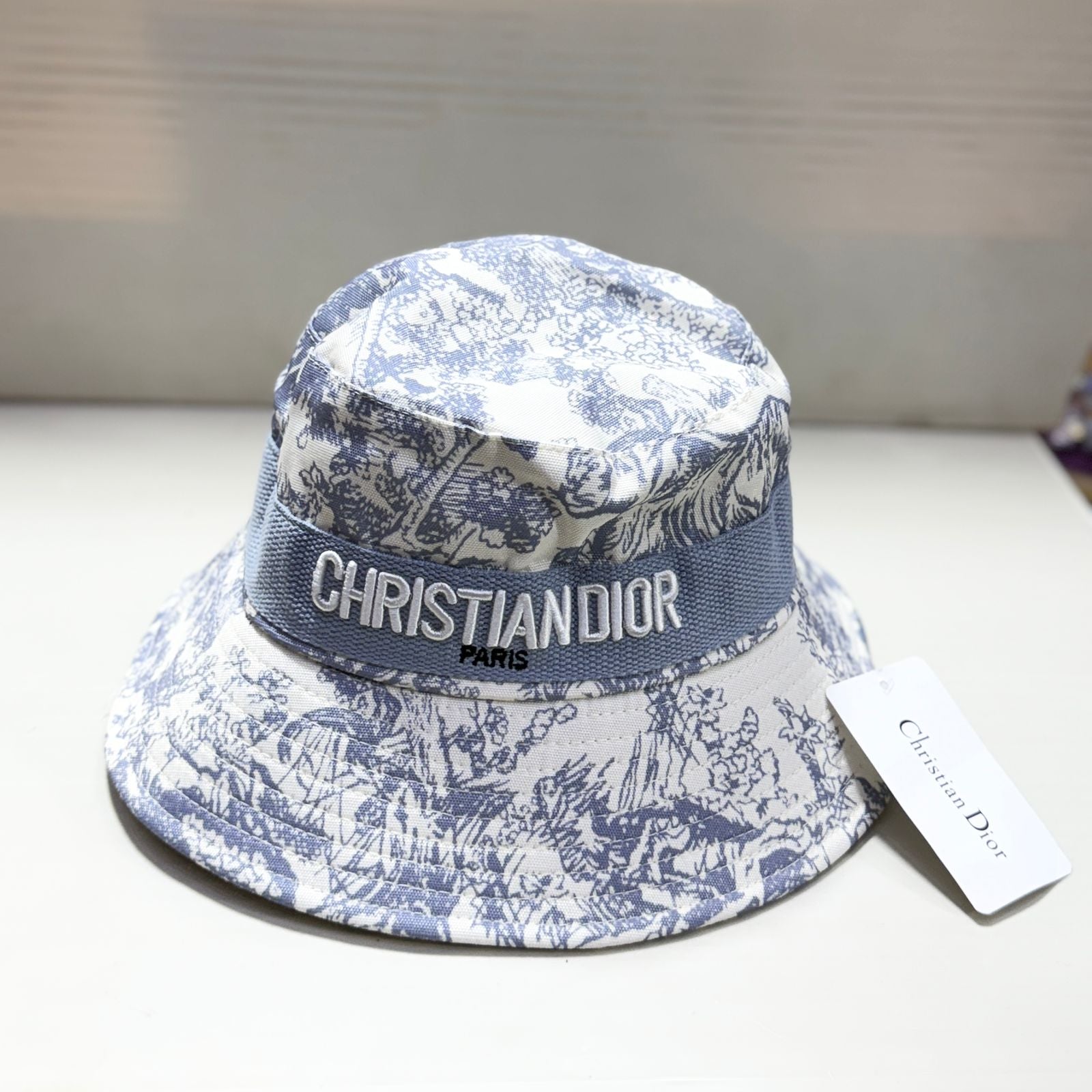 Dior Monogram Hat (Grey)