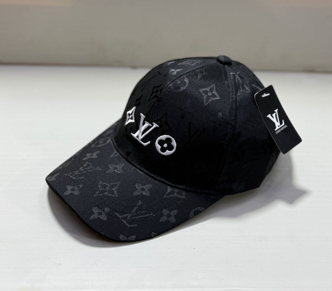 Lv Monogram Black Cap