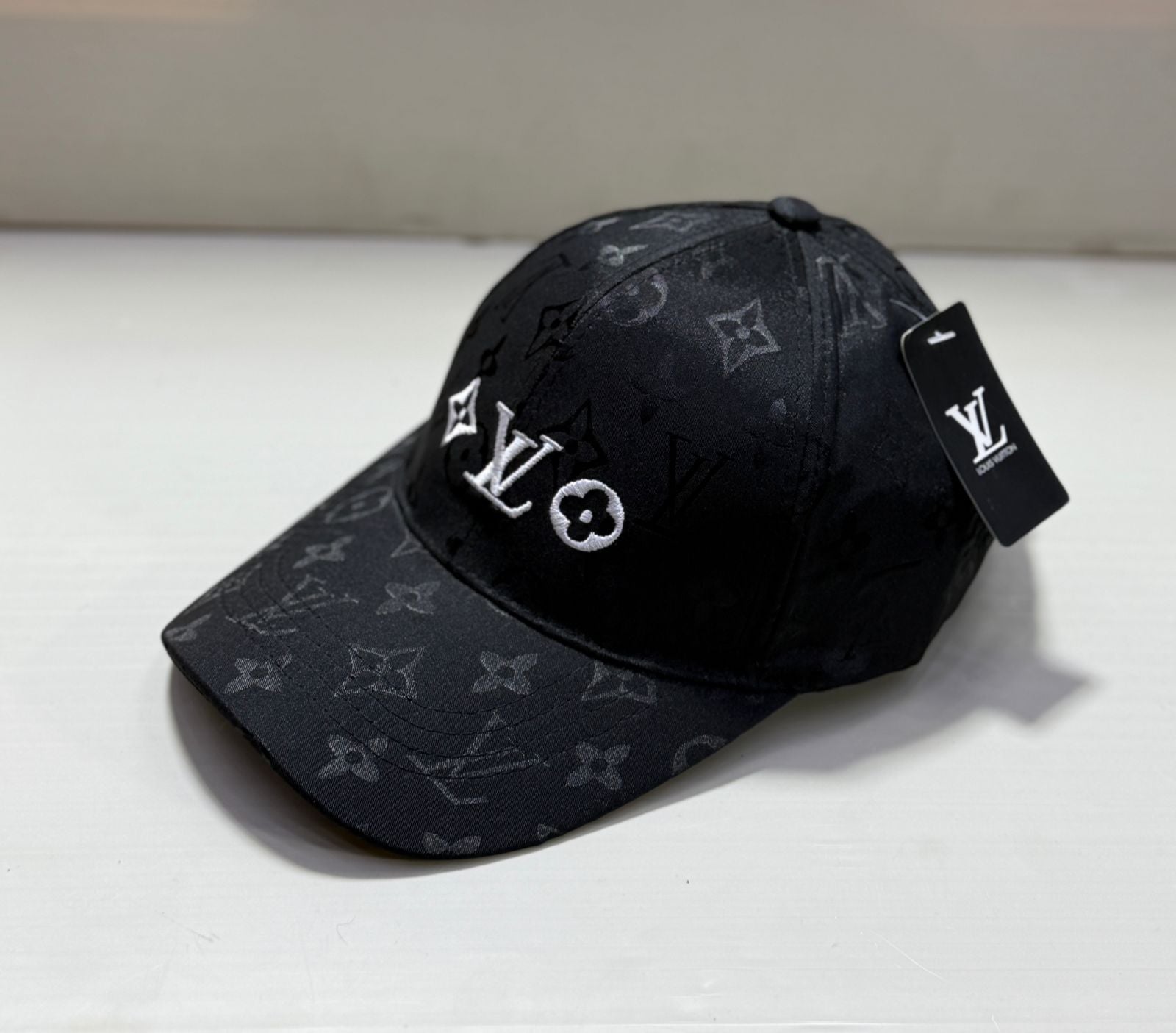 Lv Monogram Black Cap