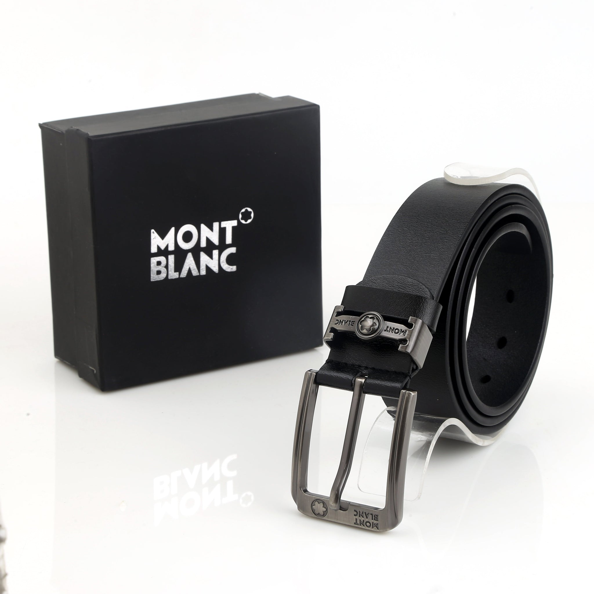 Mont Blanc leather belts