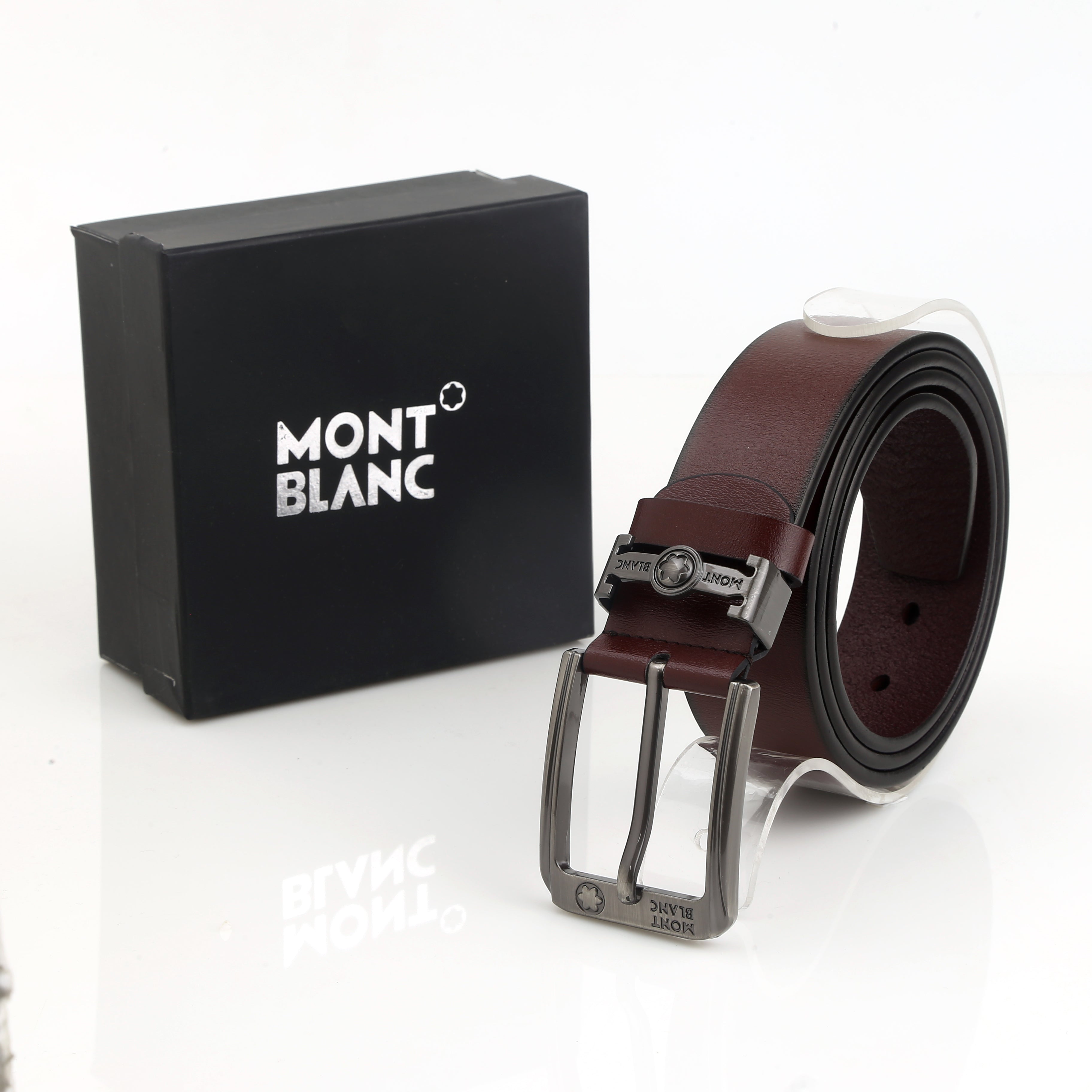 Mont Blanc leather belts