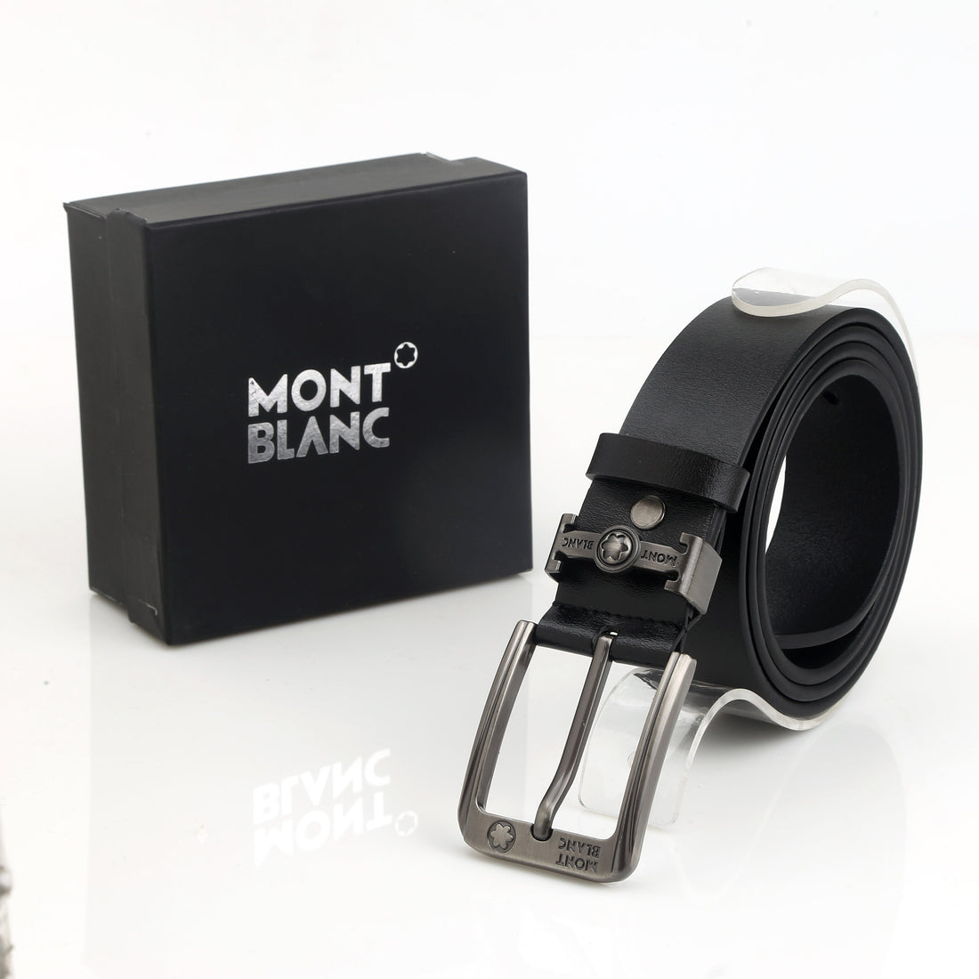 Mont Blanc leather belts