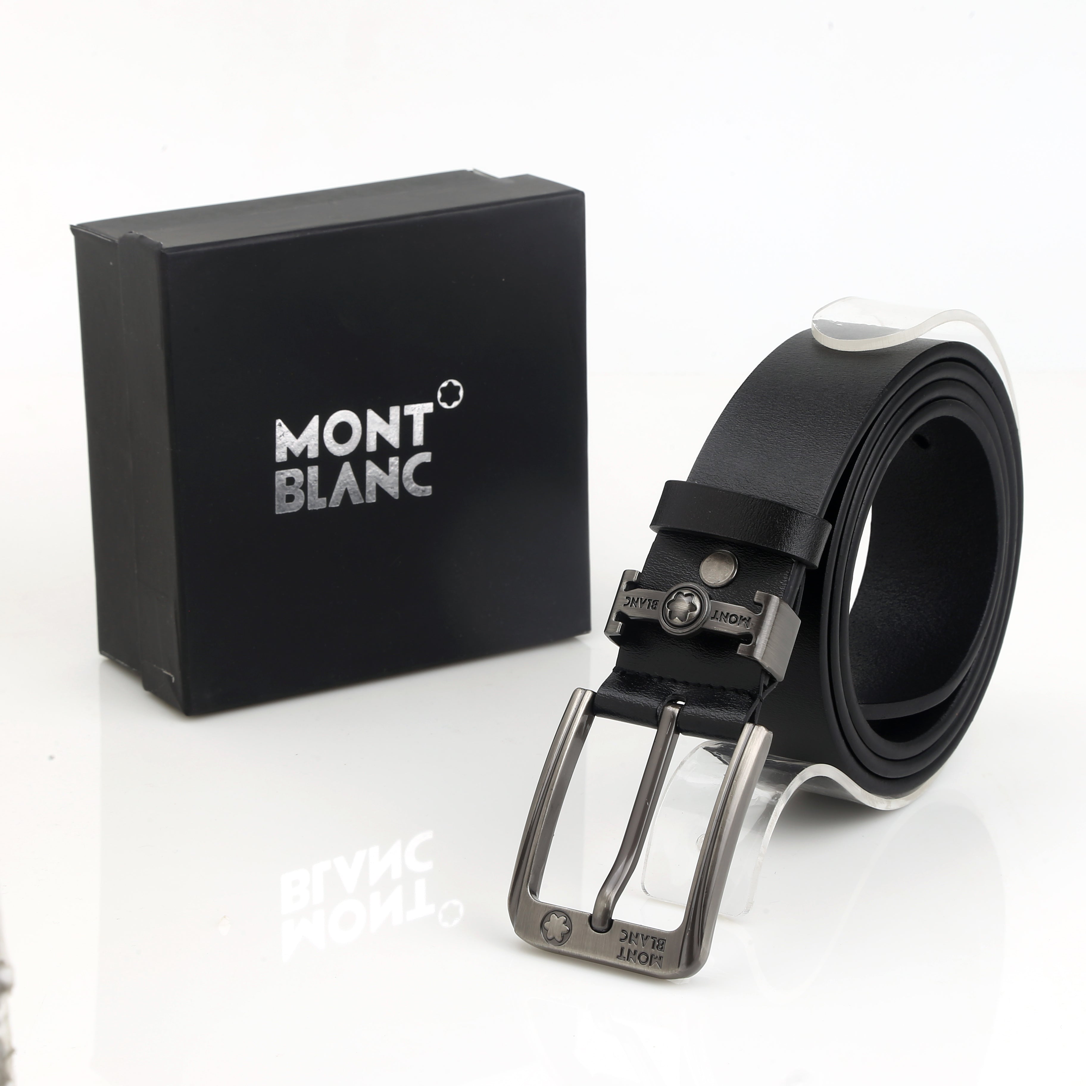 Mont Blanc leather belts