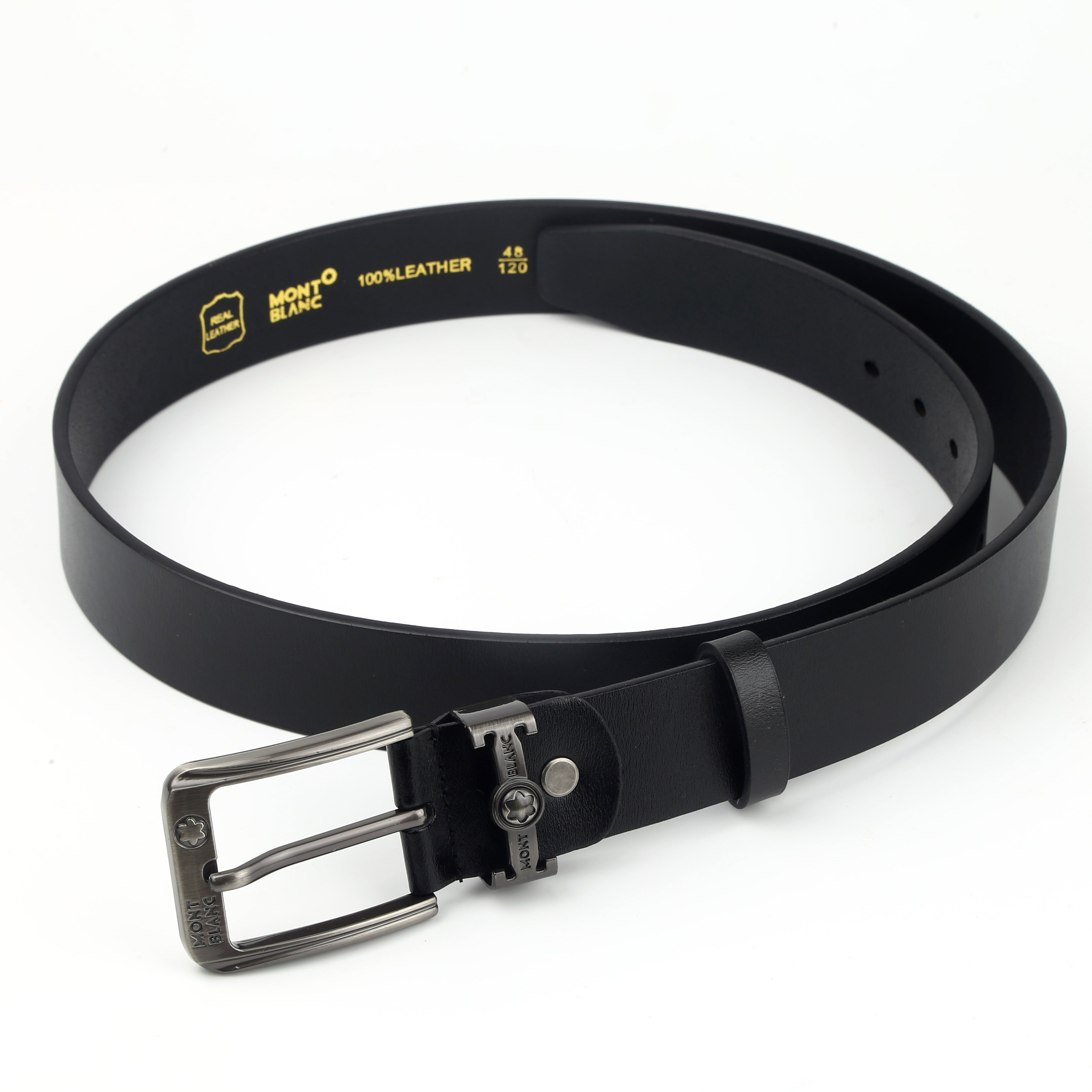 Mont Blanc leather belts