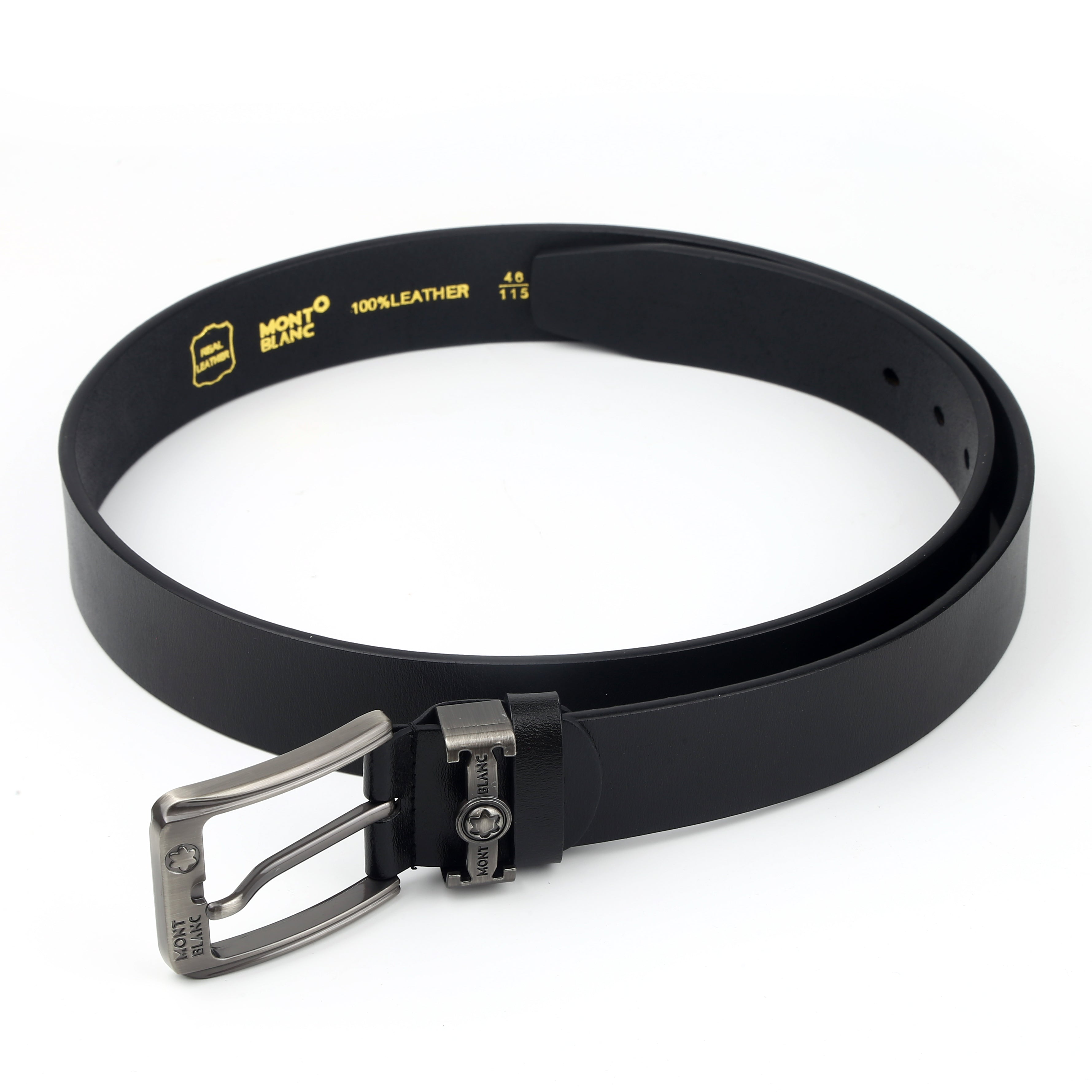 Mont Blanc leather belts