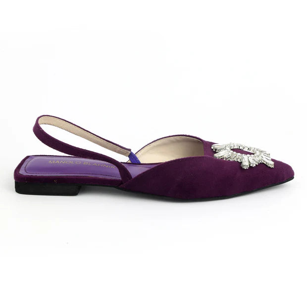 Luxe Velvet Slingback Flats