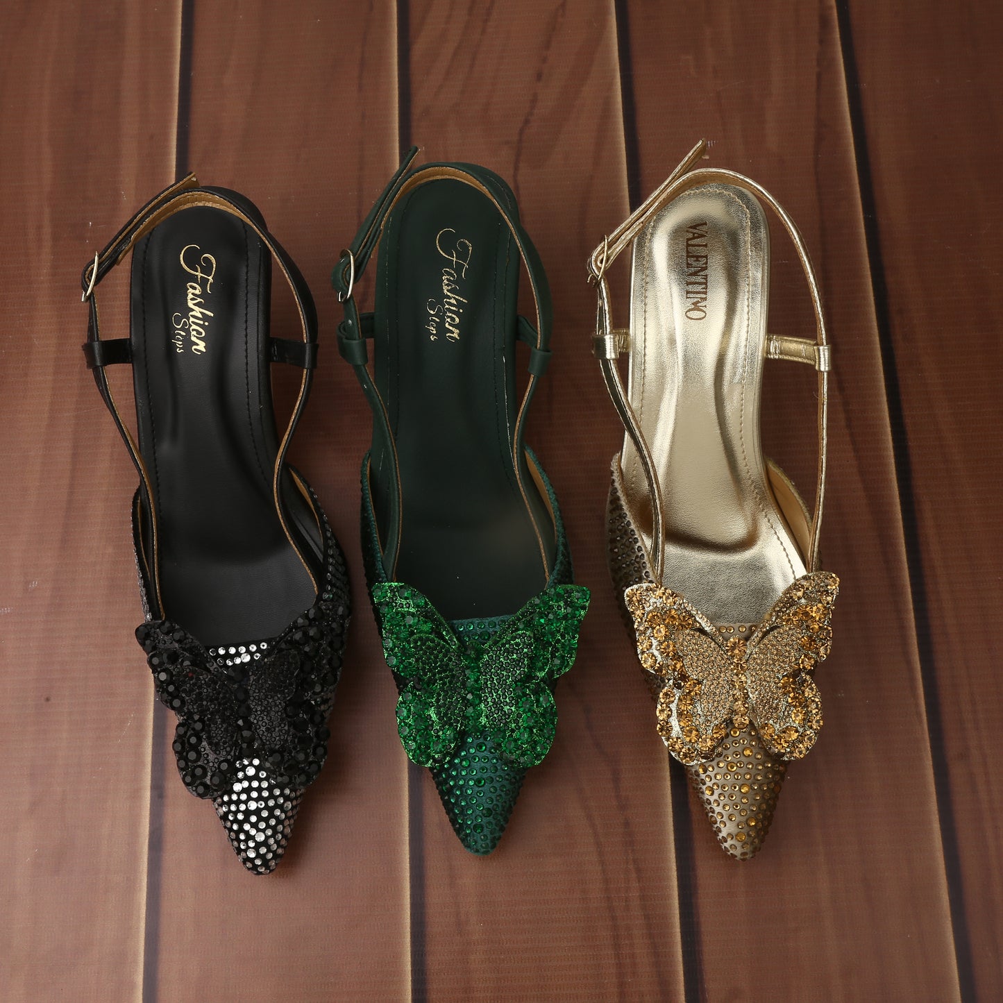 Prime Flower Heels (Golden)