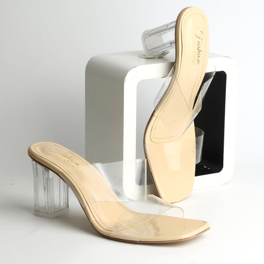 Crown Heels (Beige)