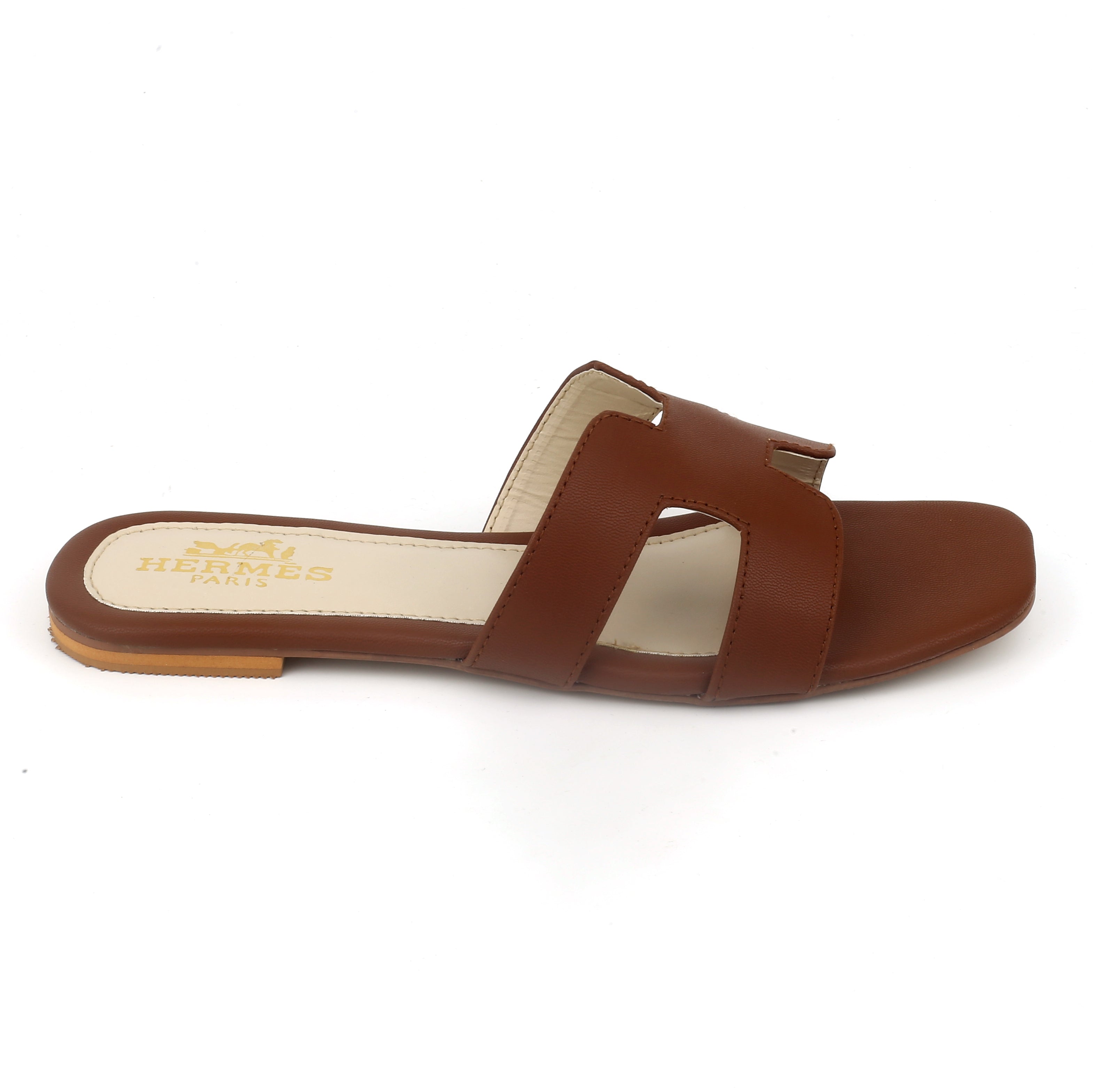 Hermes Flat Brown Prime