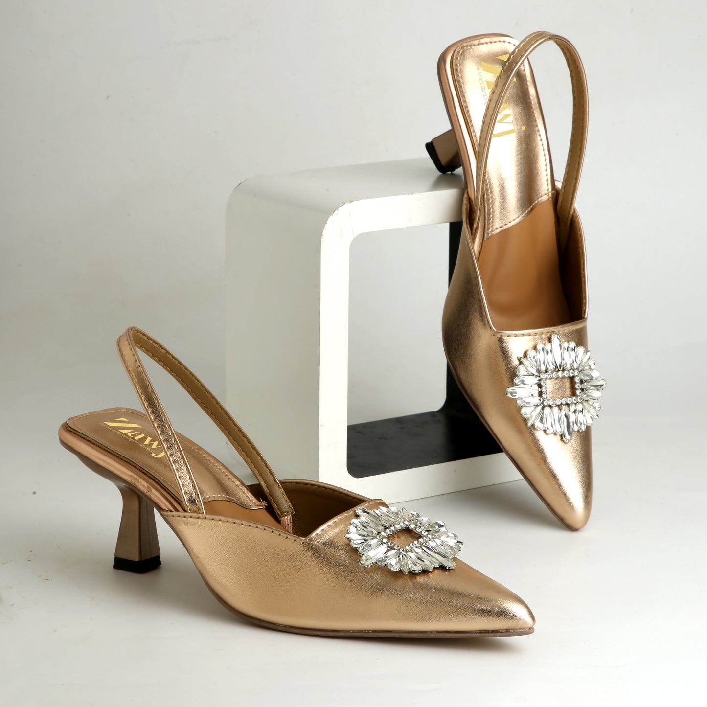 Radiant Pearl Heels