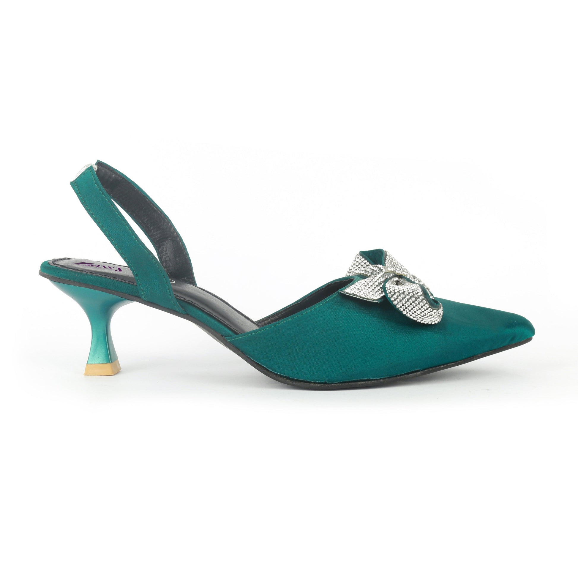 Slingback Suede Slingback Suede Carson Bow Strap 2' 