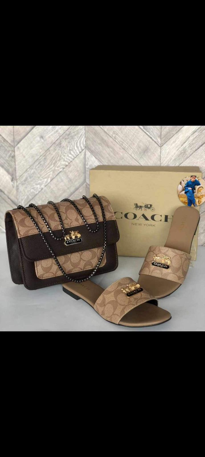 Coach Combo Prime Slippers + Bags