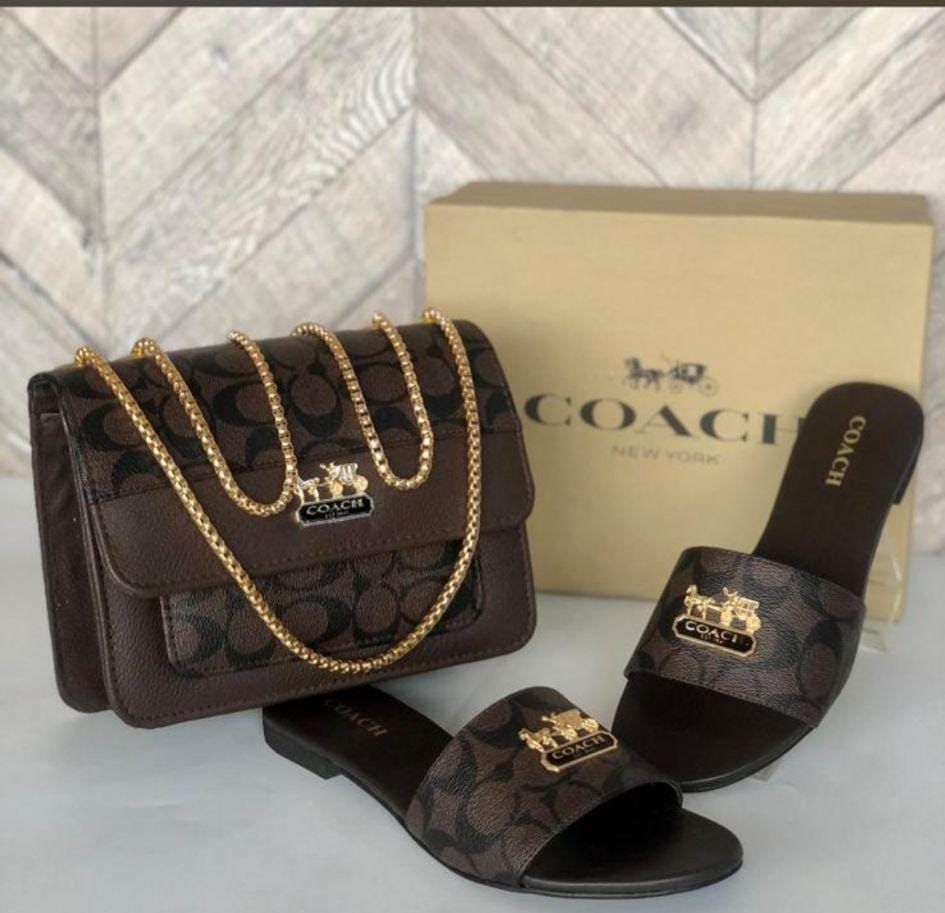 Coach Combo Prime Slippers + Bags