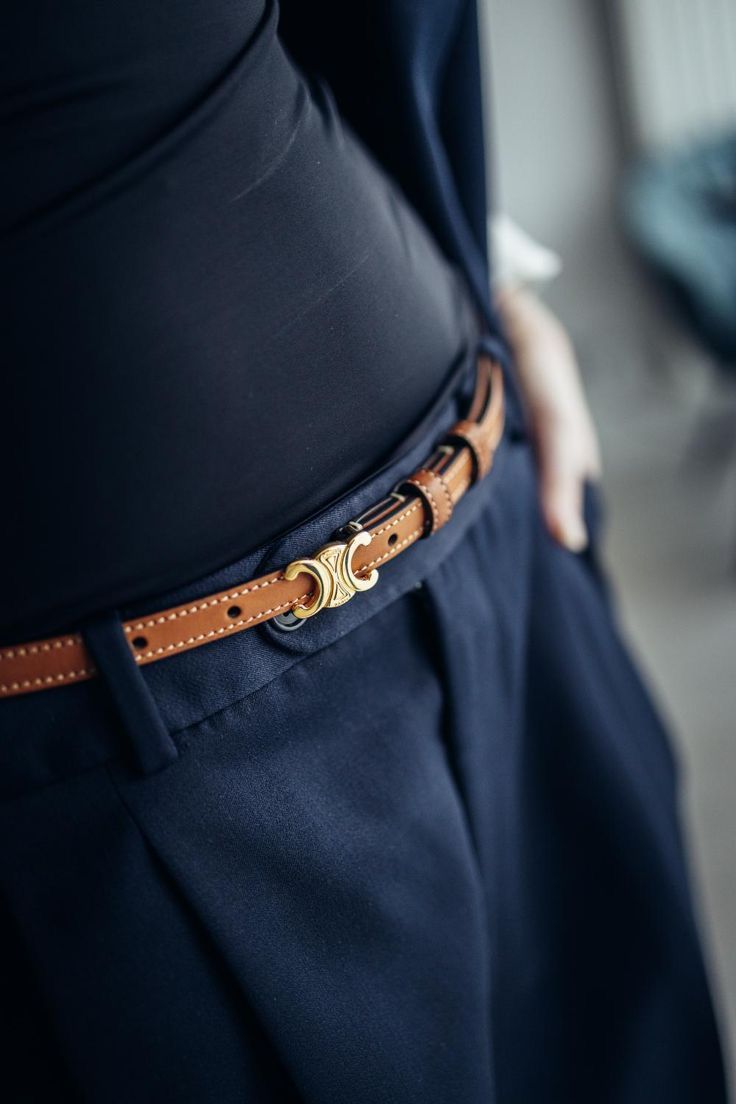 Celine Brand Premium Series Brown Belt With Brand Box