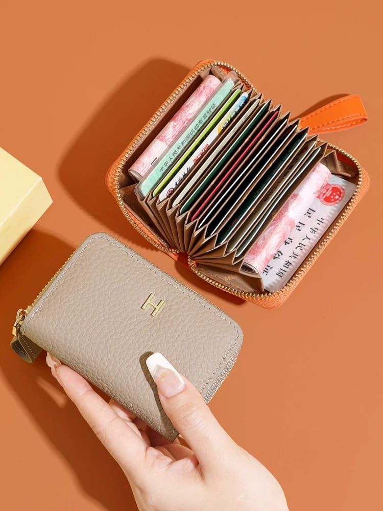 Genuine Leather Card Holder Wallet