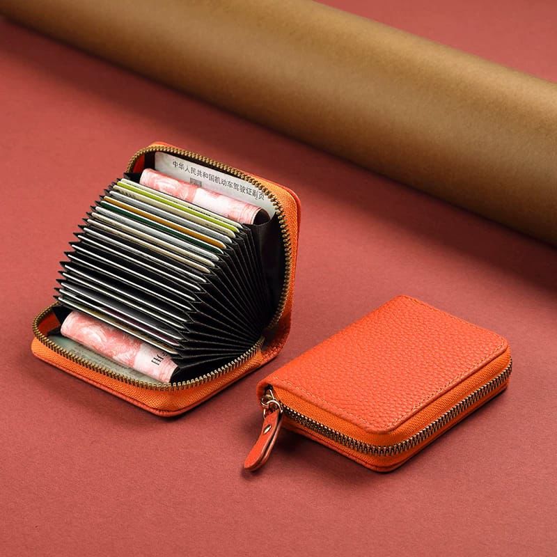 Genuine Leather Card Holder Wallet