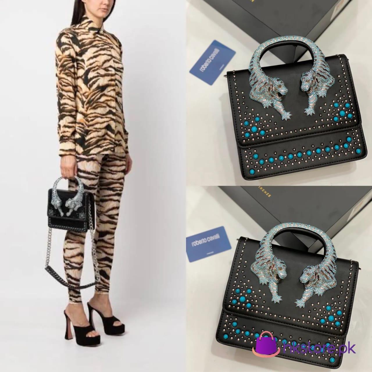 Fashion Roar Shoulder Bag By Roberto Cavalli