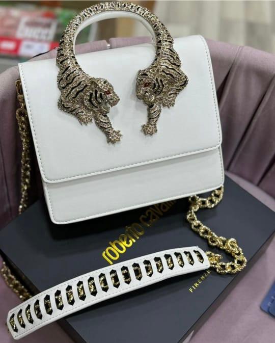 Fashion Roar Shoulder Bag By Roberto Cavalli