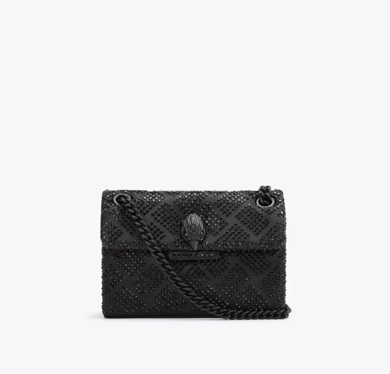 Kurt Geiger Midnight Glam Studded Crossbody