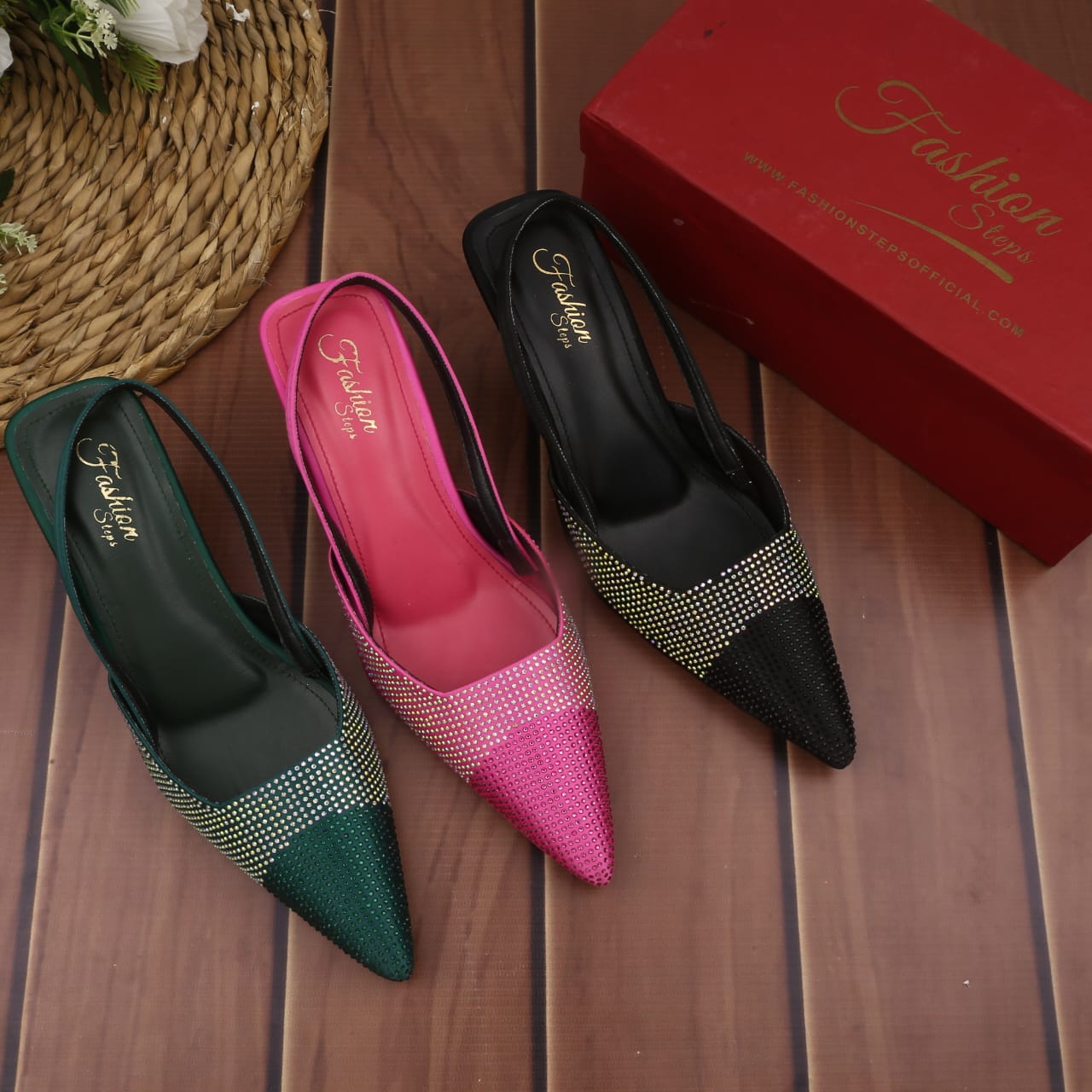 Fahion Two Tone Heels