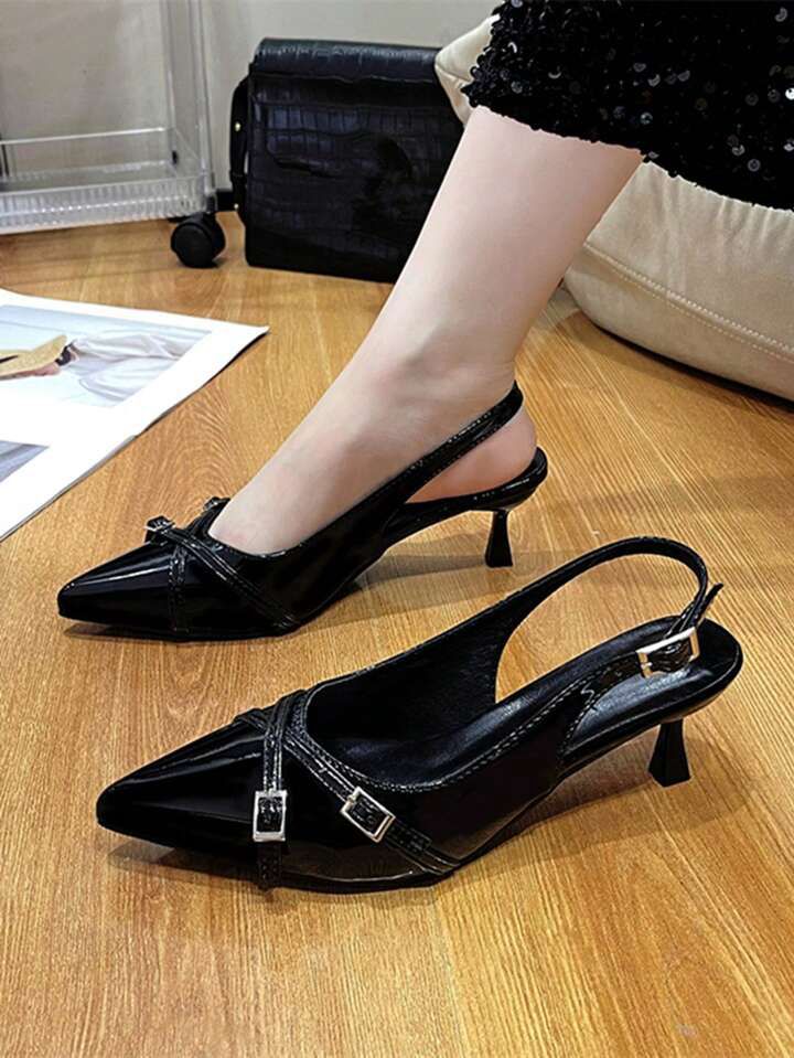 Gloss Stride Heels