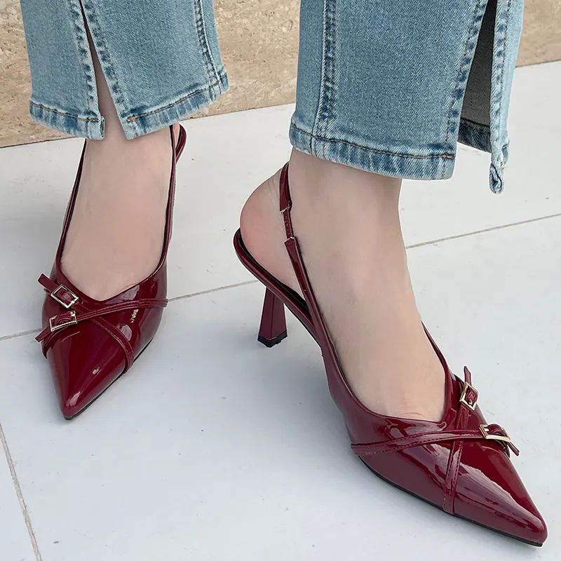 Gloss Stride Heels