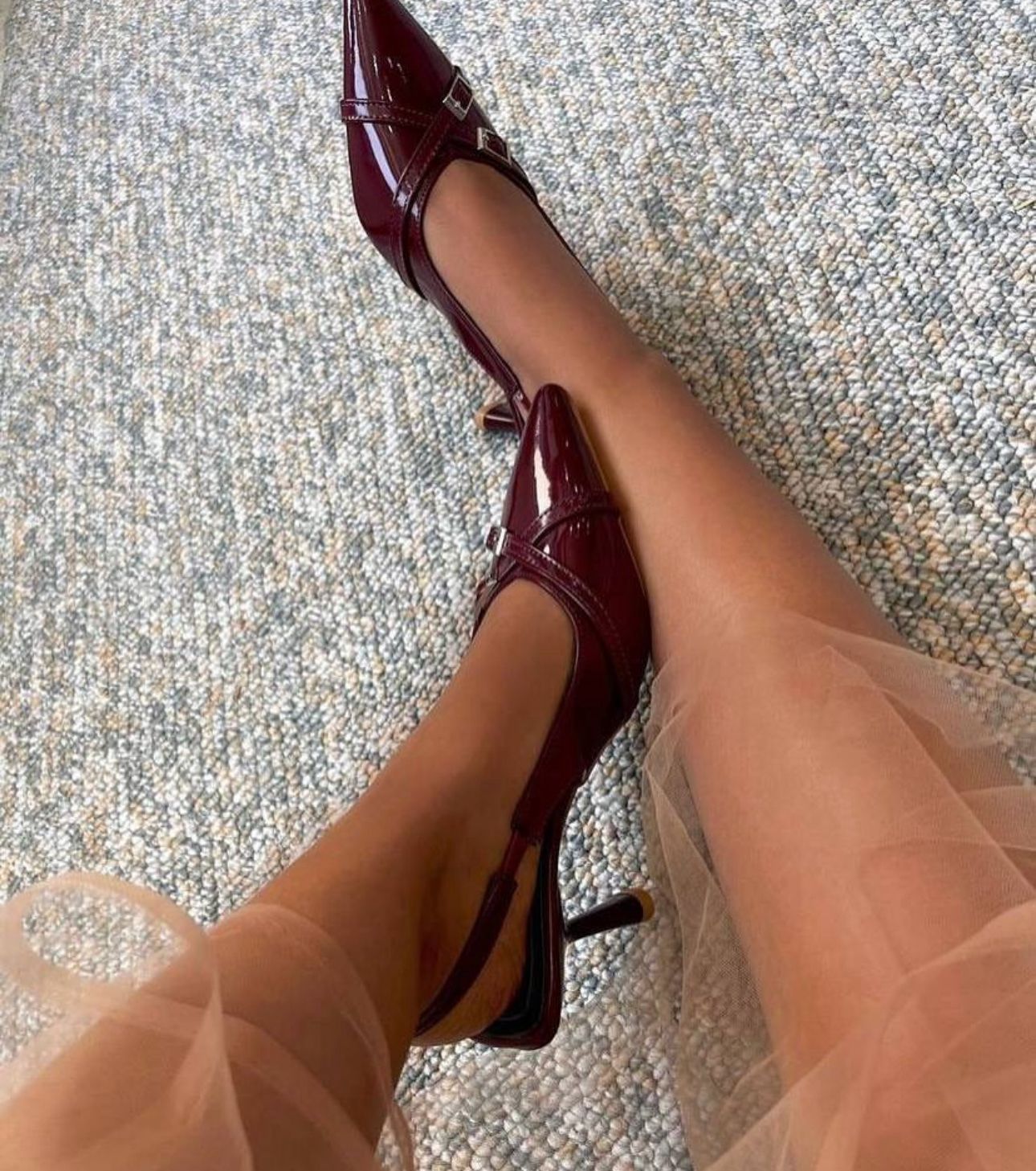 Gloss Stride Heels