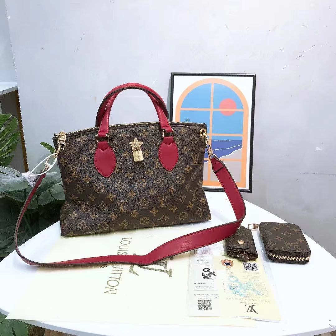 Lous Vutton Monogram Flower zipped Tote