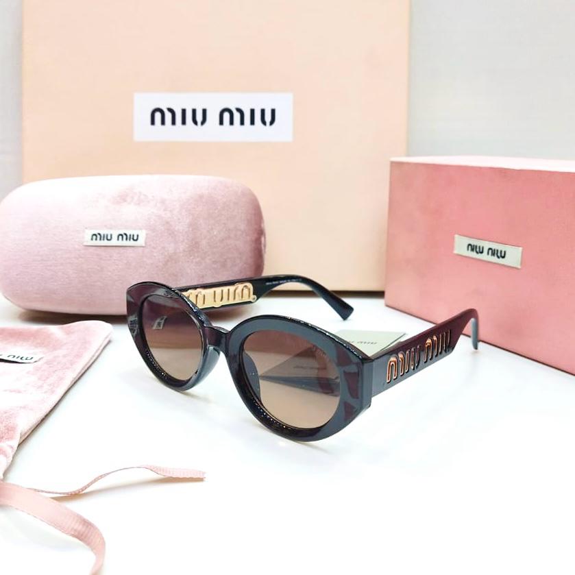 Miu Miu Aura Sunglasses (Brown)