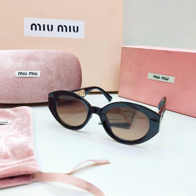 Miu Miu Aura Sunglasses (Brown)