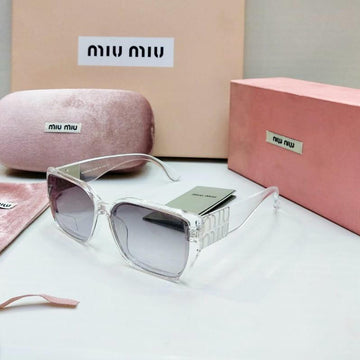 Miu Miu White Glamour Sunglasses