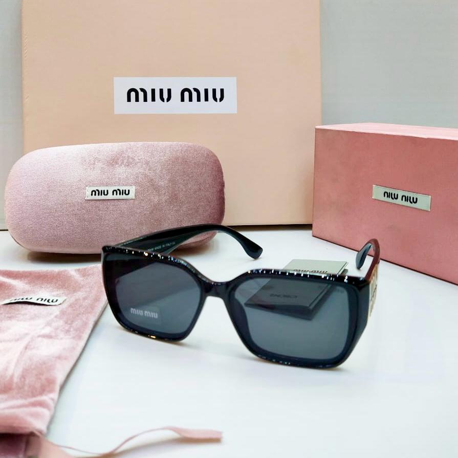 Miu Miu Black Glamour Sunglasses
