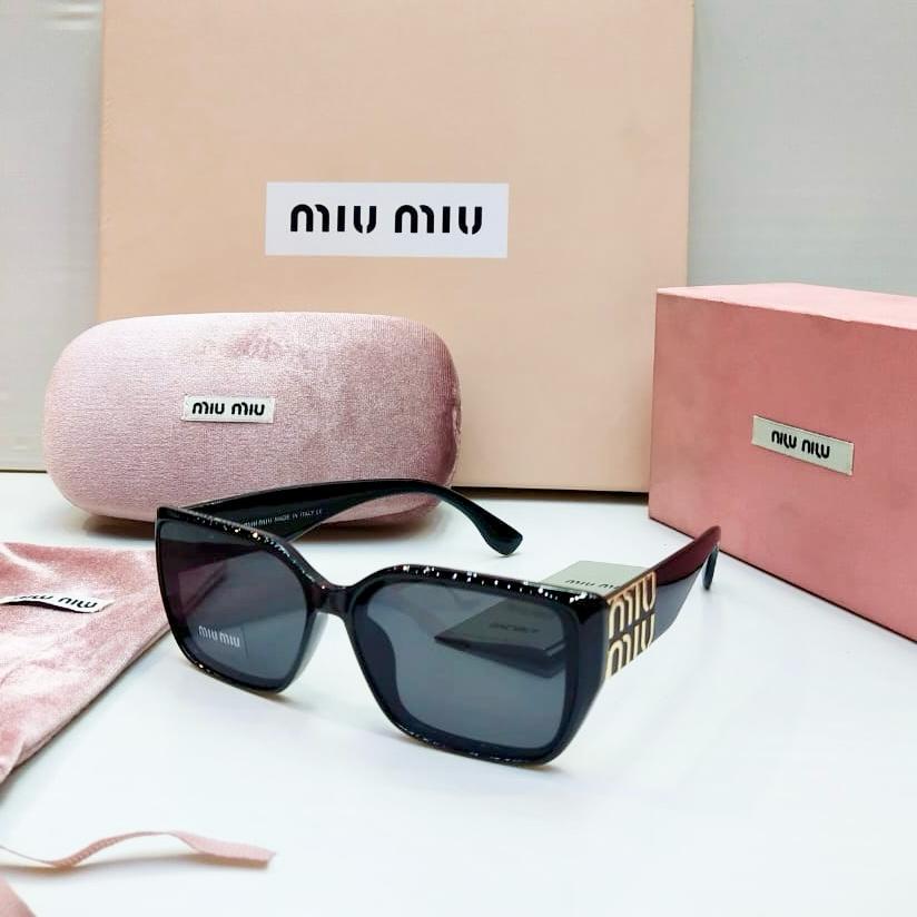 Miu Miu Black Glamour Sunglasses
