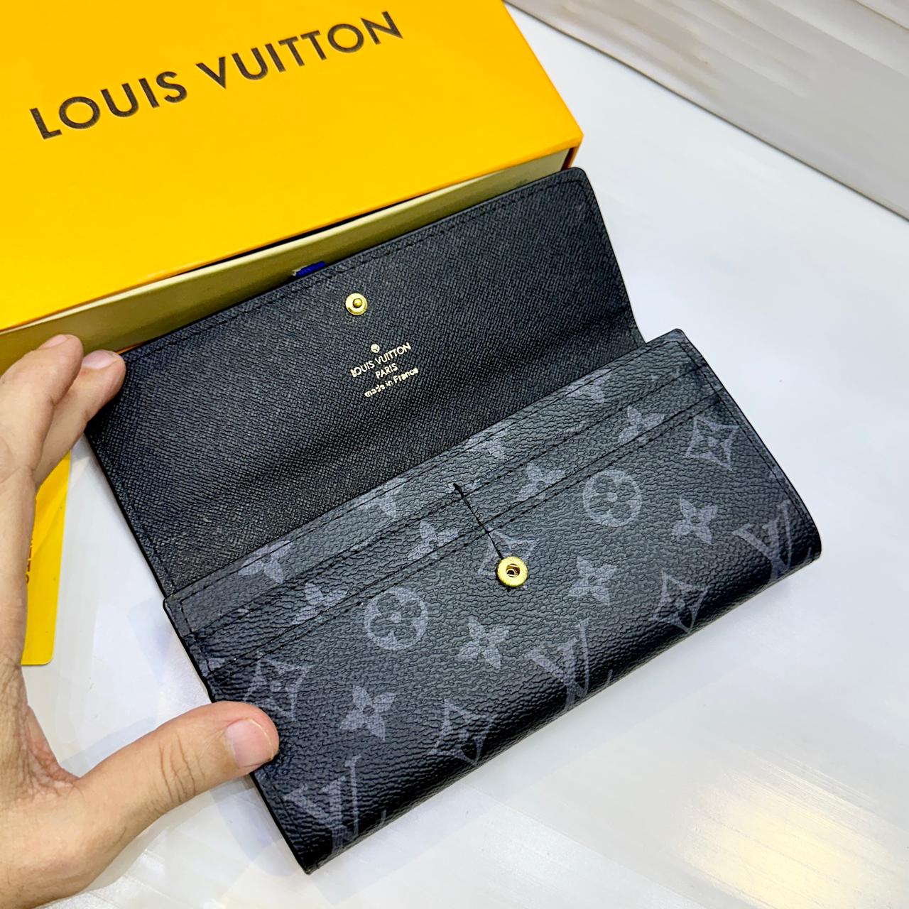 LV Monogram Ladies Wallet (Black)