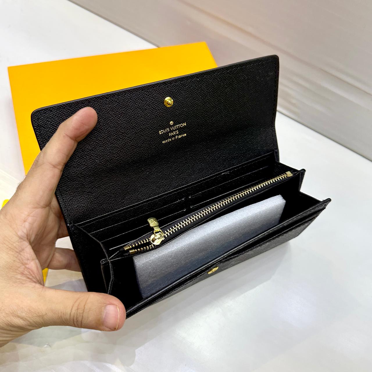 LV Monogram Ladies Wallet (Black)