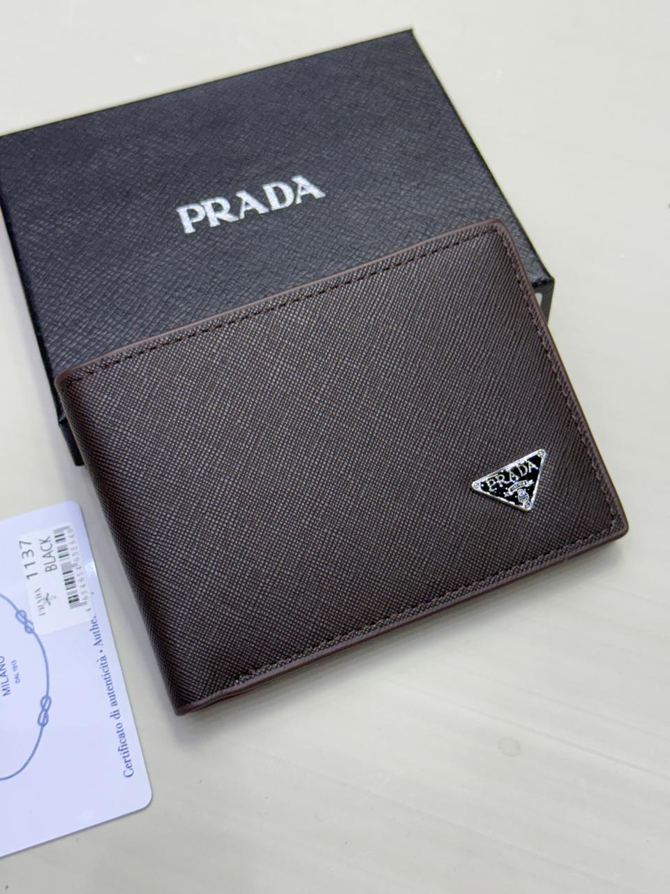 Prada Mens Wallet (Browm)
