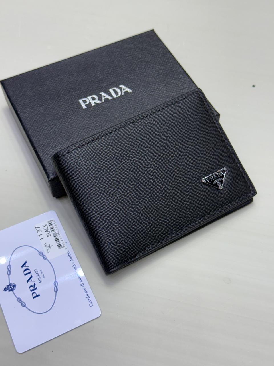 Prada Mens Wallet (Black)