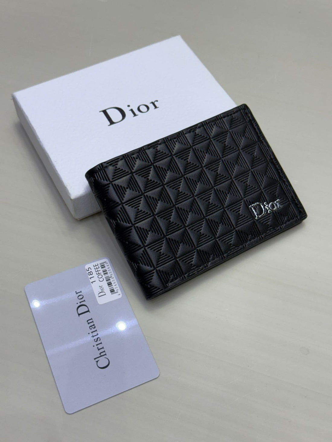 Dior Mens Wallet Black