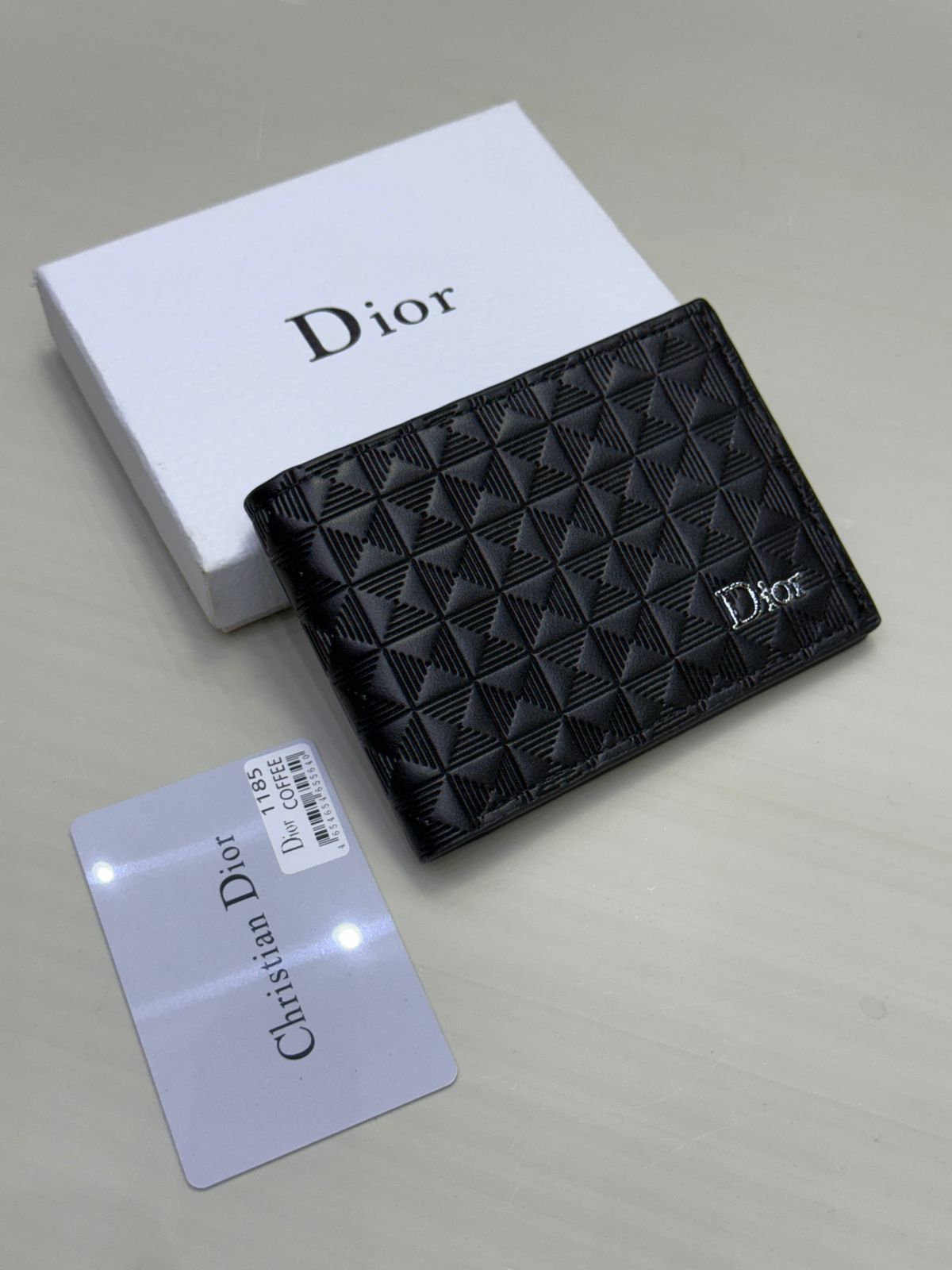 Dior Mens Wallet Black