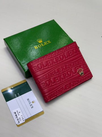 Rolex Red Wallet