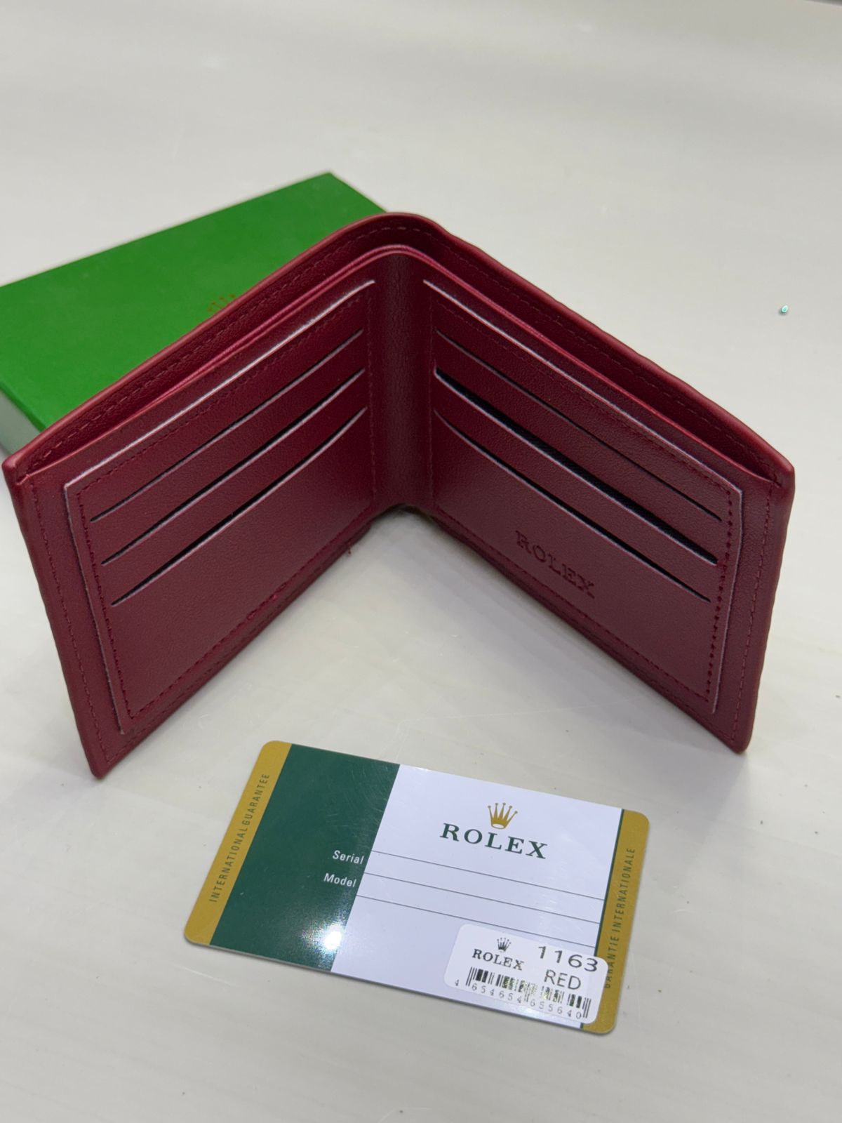 Rolex Red Wallet