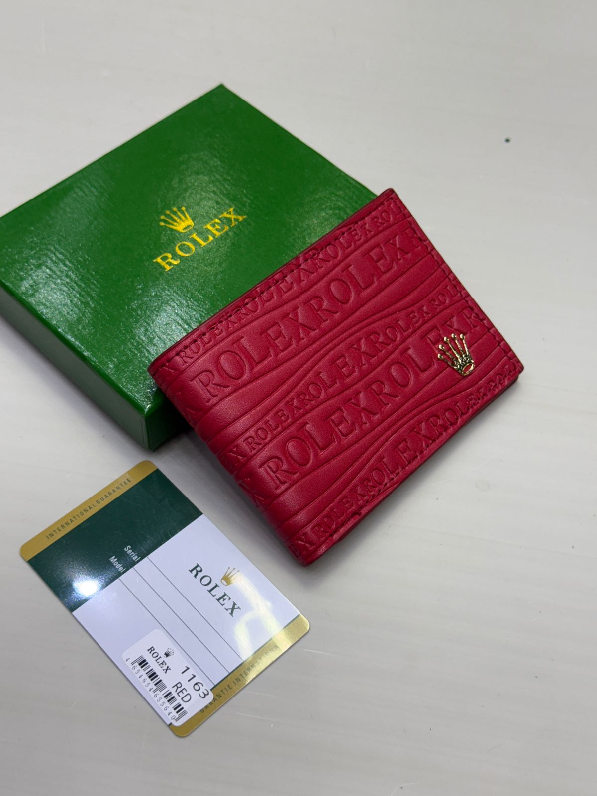 Rolex Red Wallet