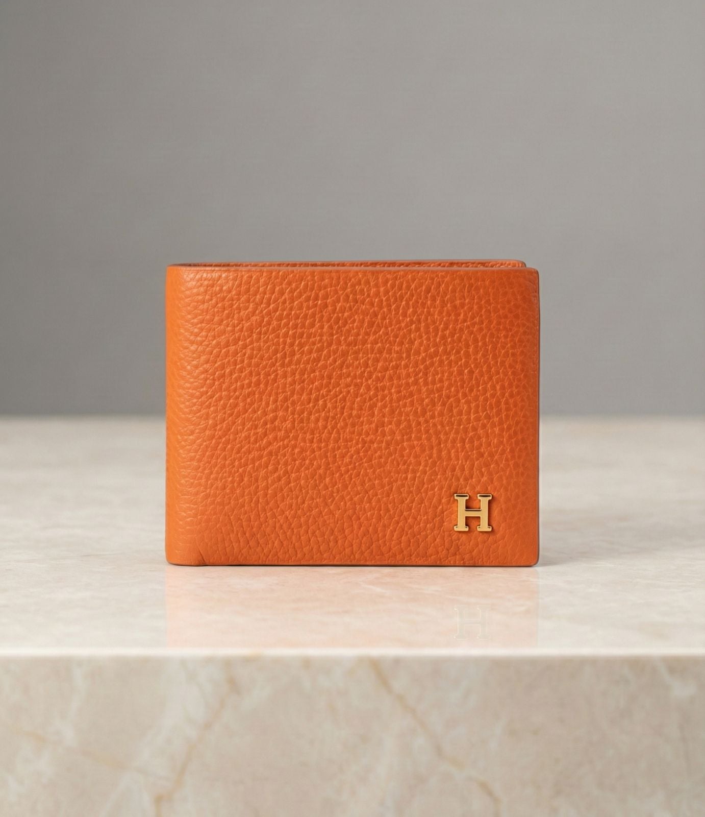 Hermes Wallet Orange