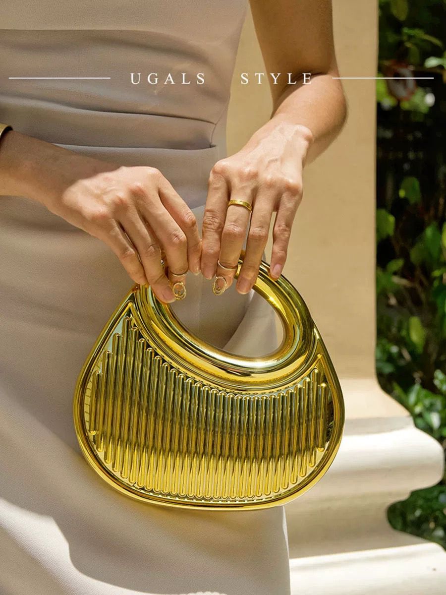 Lunar Luxe Acrylic Crossbody Bag