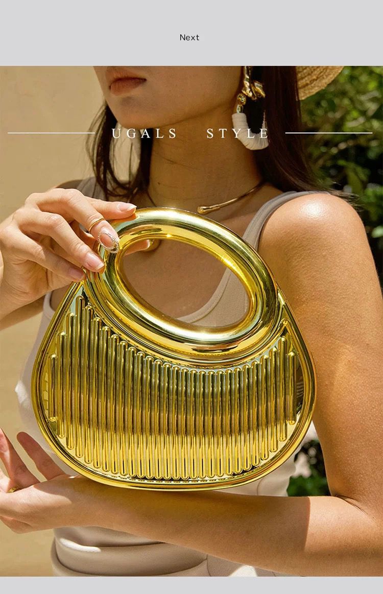 Lunar Luxe Acrylic Crossbody Bag