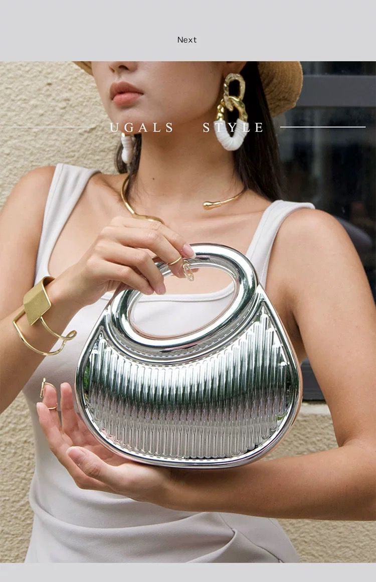 Lunar Luxe Acrylic Crossbody Bag