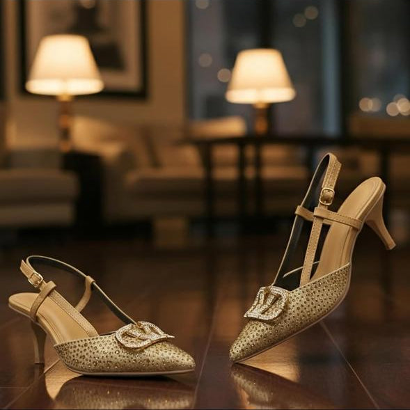 Zawj Buckle Fancy Heels