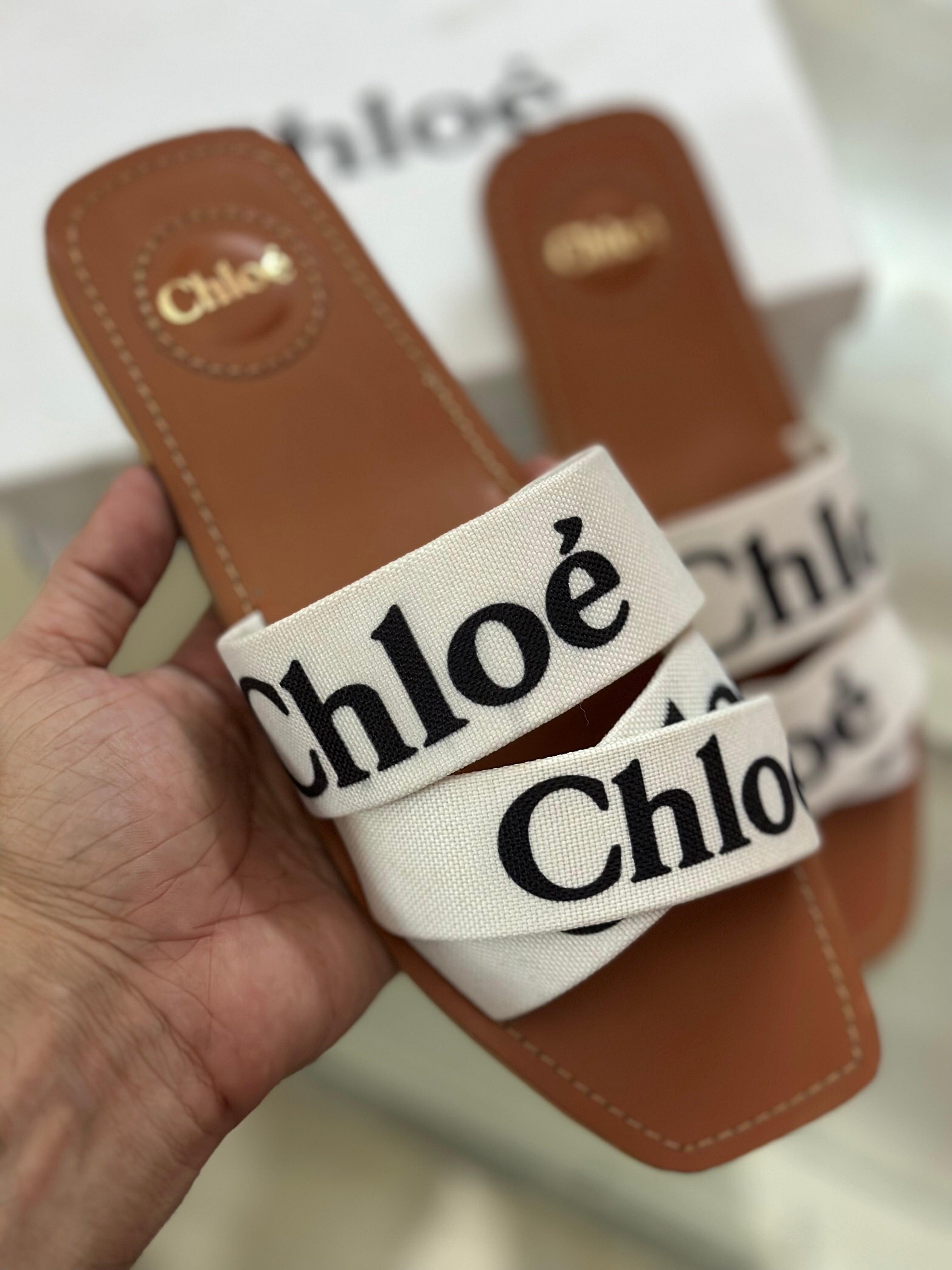 Chloe SLIDES ( WHITE ) - ZAWJ