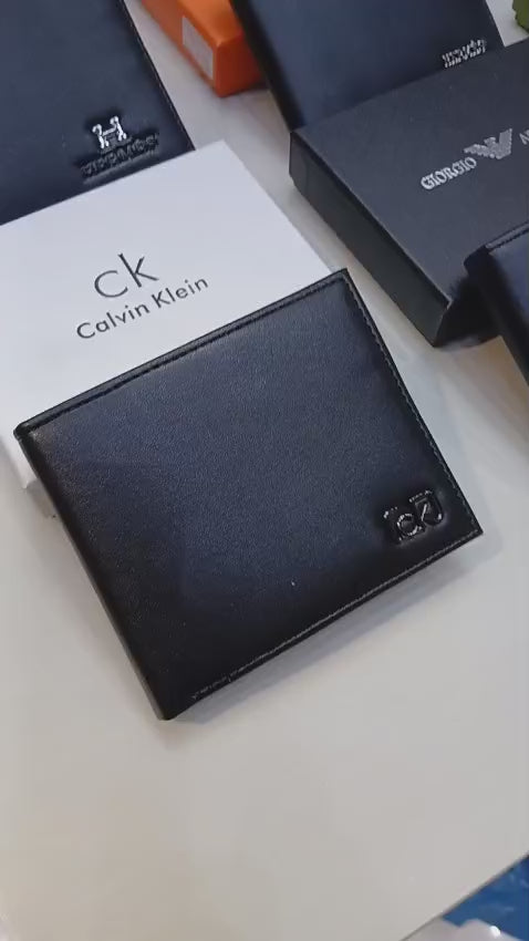 Ck Leather wallet with card holder