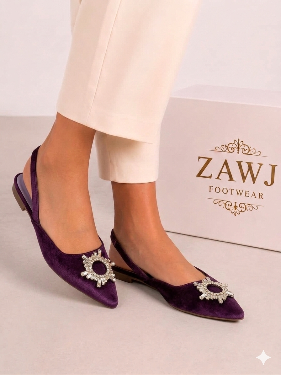 Velvet Aura Flats